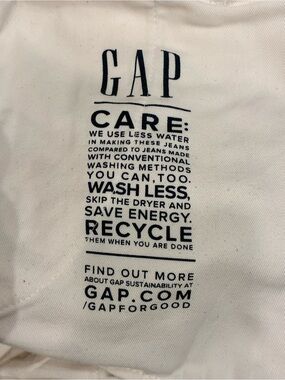 Gap Mens 32x30 Straight Fit White Denim Jeans Flap Back Pocket Trouser Pants